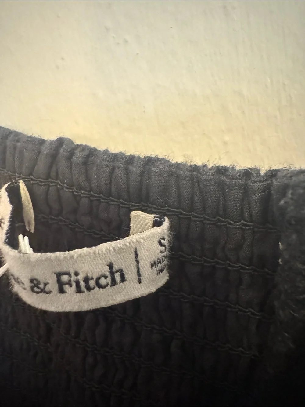 Abercrombie & Fitch Black Linen Adjustable Strap Maxi Dress